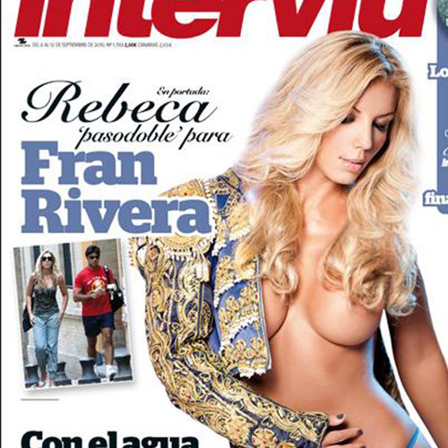 La mejor faena de Rebeca, en 'Interviú'