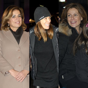 Ana Botella, Lydia Bosch y Nuria González disfrutan como niñas de la cabalgata de Los Reyes Magos