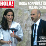 Primeras imágenes de la boda secreta de Telma Ortiz