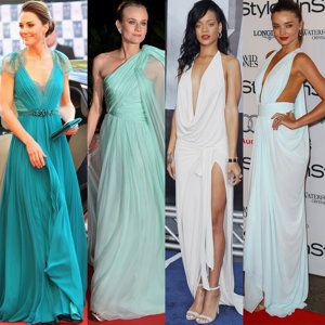 Catalina de Cambridge, Diane Kruger, Rihanna y Miranda Kerr se rinden al estilo Atenea