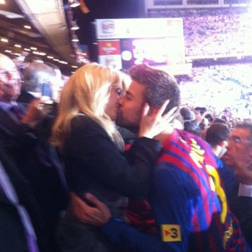 'Momentazo Shakira-Piqué' tras el partido de Copa del Rey