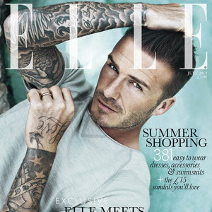 David Beckham, el primer hombre que posa en solitario en una revista femenina