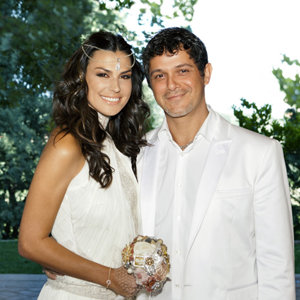 Primera imagen de la boda secreta de Alejandro Sanz y Raquel Perera
