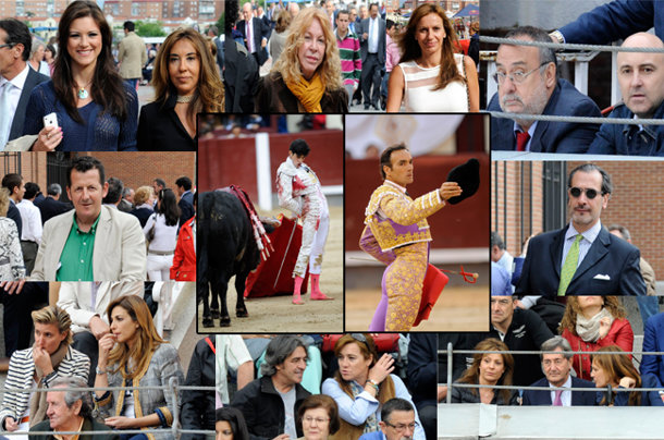 Continúa el desfile de famosos en la Feria de San Isidro