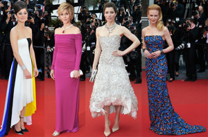 Nuevos colores protagonistas del Festival de Cannes mientras los famosos se prodigan su amor