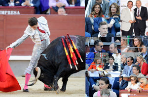 El ruedo de la Plaza de las Ventas recibe a nuestros famosos, casi todos emparejados