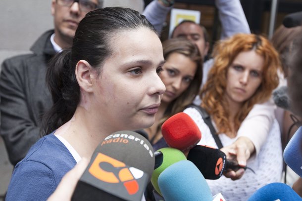 Saida Prieto insiste en que 'no había nadie' en el escenario