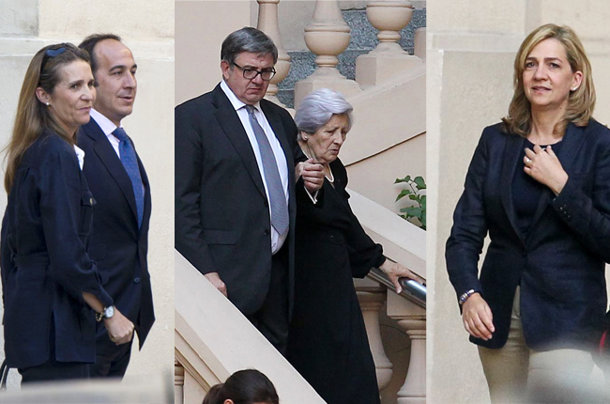 Las Infantas Elena y Cristina, un apoyo incondicional para Carlos García Revenga