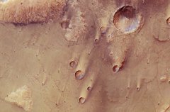 Foto: Mars Express revela depósitos arrastrados por el viento en Marte (ESA)