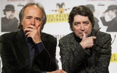 Foto: Serrat & Sabina: "El negocio del disco se va a la mierda, pero cantar en los bares se está revalorizando" (GETTY)
