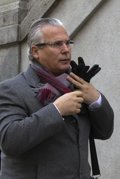 Foto: Garzón diu que la seua "consciència està tranquil·la" perquè va actuar per a defensar les víctimes del "desemparament" (REUTERS/SERGIO PEREZ)
