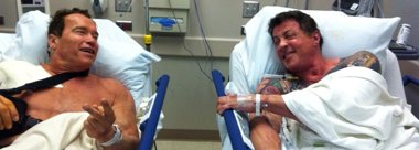 Foto: Stallone y Schwarzenegger, de nuevo juntos... en el hospital (SCHWARZENEGGER )