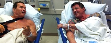 Foto: Stallone y Schwarzenegger, de nuevo juntos... en el hospital (SCHWARZENEGGER )