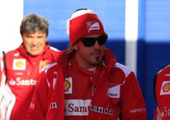 Foto: Alonso estrena el 'F2012' con un problema hidráulico (REUTERS)