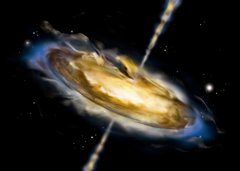 Foto: Observan cómo se alimentan los agujeros negros combinando telescopios (NASA E/PO - SONOMA STATE UNIVERSITY, AURORE SIMONN)