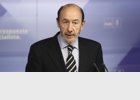 Foto: Rubalcaba niega que Zapatero engañara a Rajoy sobre el déficit
