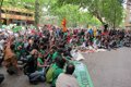Foto: Unas 30.000 personas se concentran ante el Departamento de Educación (EUROPA PRESS)
