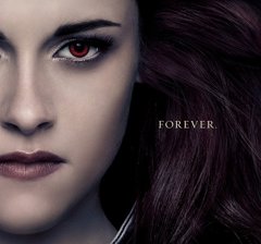 Foto: Bella, Edward y Jacob en los nuevos carteles de Amanecer 2 (AURUM)