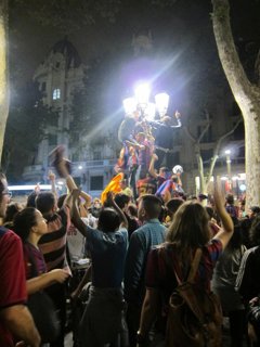 Foto: Un menor detenido y 12 identificados en Barcelona (EUROPA PRESS)
