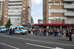 Foto: Detenido tras atropellar a dos funcionarios en Valladolid (CC.OO.)