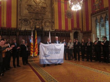 Foto: Barcelona recibe la bandera como sede de hípica (EUROPA PRESS)