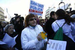 Foto: La huelga sanitaria del jueves provocó la cancelación de 200 operaciones quirúrgicas y 3.443 consultas (EUROPA PRESS)