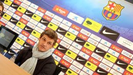 Foto: Vilanova: "Más que los 100 puntos, me importa dejar una buena imagen" (FCB)