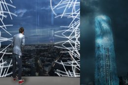 Foto: Proponen recubrir de filamentos un edificio para capturar energía eólica (BELARCHEW AEKITEKTER)