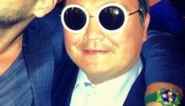 Foto: Un imitador de Psy, de fiesta en fiesta en Cannes (INSTAGRAM)