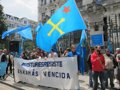 Foto: Compromisu y Conceyu Abiertu celebran el 25 de mayo reclamando "soberanía" para Asturias (Europa Press)