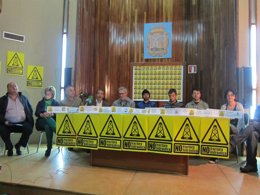 Foto: Alcaldes, empresarios y colectivos piden la supresión del permiso de fracking Luena (EUROPA PRESS)