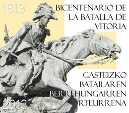Foto: Correos pondrá en circulación dos sellos con motivo del Bicentenario de la Batalla de Vitoria (A.F.A.)