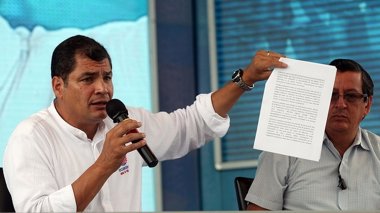 Foto: Correa dice que han hackeado su mail y teléfonos para espiarle (PRESIDENCIA.GOB.EC)