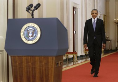Foto: Obama: "No creo que debamos derrocar a otro dictador por la fuerza" (REUTERS)
