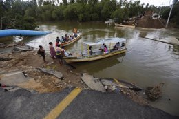 Foto: 57 municipios de México en estado de emergencia tras paso de 'Ingrid' y 'Manuel' (REUTERS)