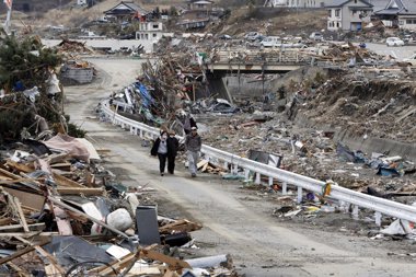 Foto: Cambios en la gravedad terrestre tras el terremoto de Japón de 2011 (© ISSEI KATO / REUTERS)