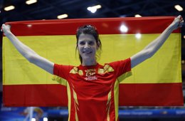 Foto: Ruth Beitia, bronce en salto de altura (KAI PFAFFENBACH / REUTERS)