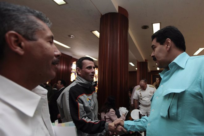 Foto: Capriles acepta el diálogo con Maduro, que podría darse "en las próximas horas" (REUTERS)