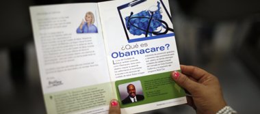 Foto: Obama celebra que se haya alcanzado la meta del 'Obamacare' (LUCY NICHOLSON / REUTERS)