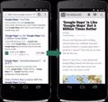 Google Search para Android permite abrir resultados de búsqueda directamente en aplicaciones