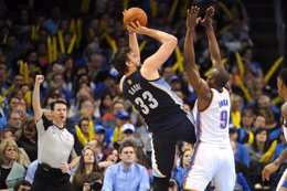 Foto: Thunder-Grizzlies, Spurs-Mavericks y Rockets-Blazers en 'play-offs' (USA TODAY SPORTS / REUTERS)