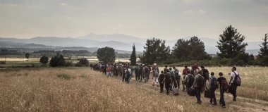 Foto: Más de 2.000 refugiados atrapados entre Grecia y Macedonia (ALESSANDRO PENSO)