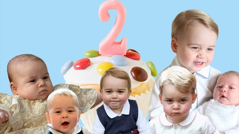 ¡Felicidades! El pequeño príncipe George cumple 2 añitos