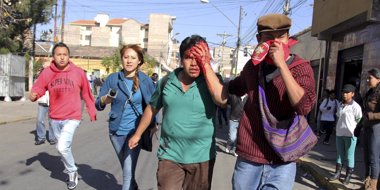 Foto: Detenidas 25 personas tras unos enfrentamientos en la Universidad Mayor de San Simón (STRINGER BOLIVIA / REUTERS)