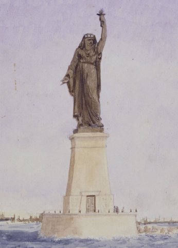 Foto: El Smithsonian recuerda que la Estatua de la Libertad fue concebida como una mujer musulmana (ARCHIVE.ORG)