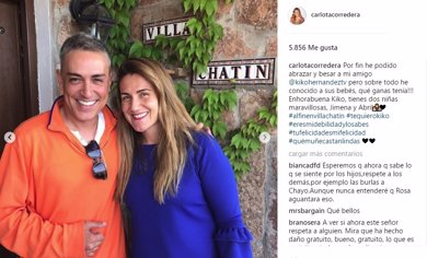 Carlota Corredera ya conoce a las hijas de Kiko Hernández